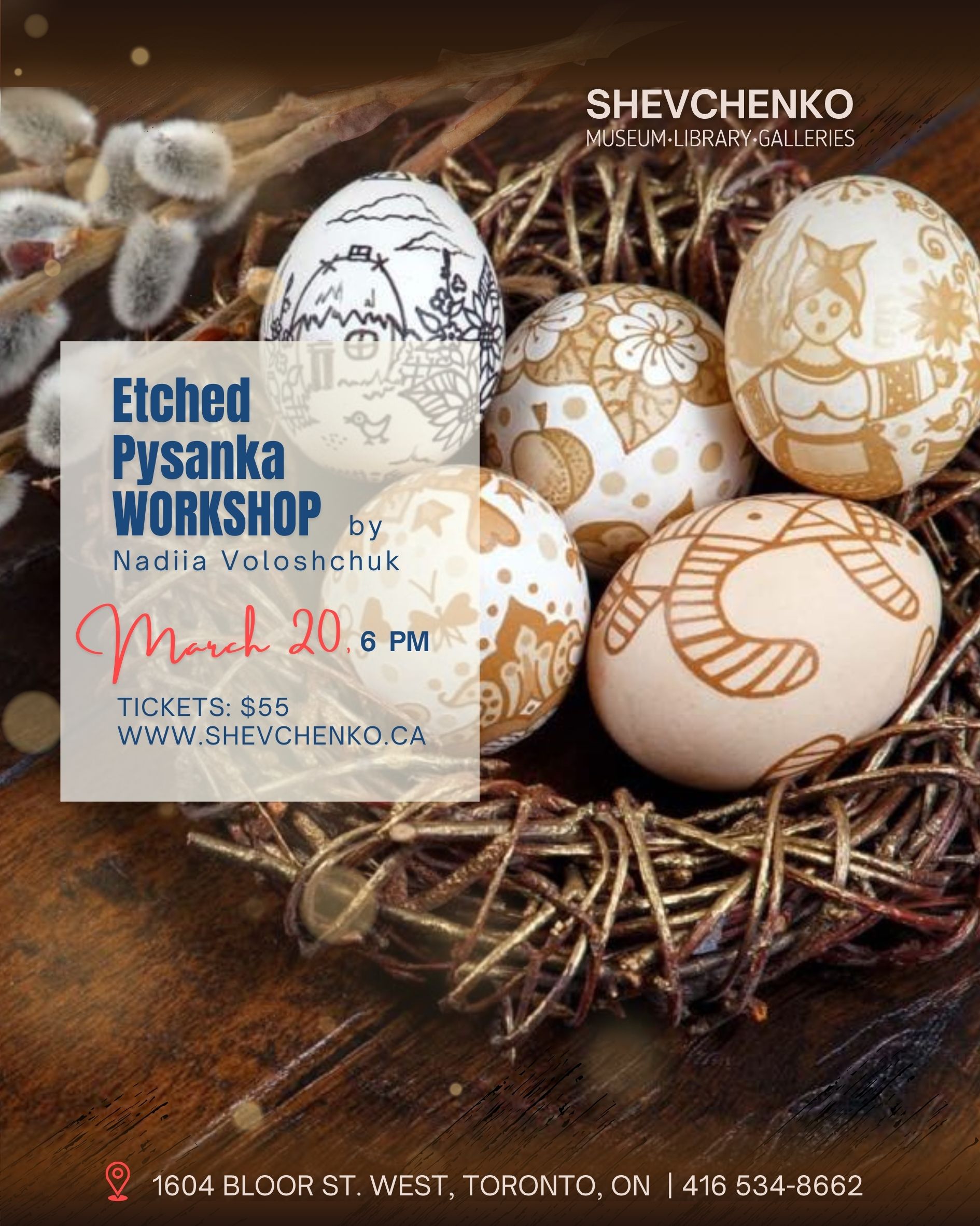 Etched Pysanka Workshop with Nadiia Voloshchuk
